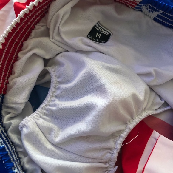 America Set, Slogan Tee with Flag Shorts - Picture 4 of 4